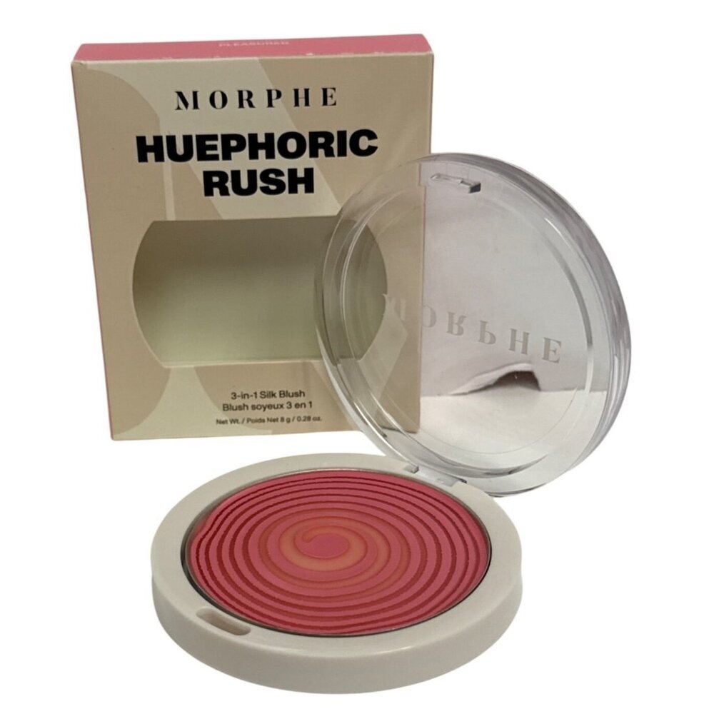 Morphe Huephoric Rush 3-in-1 Silk Blush Pleasured Buildable Blurring NIB